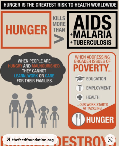 infographic world hunger