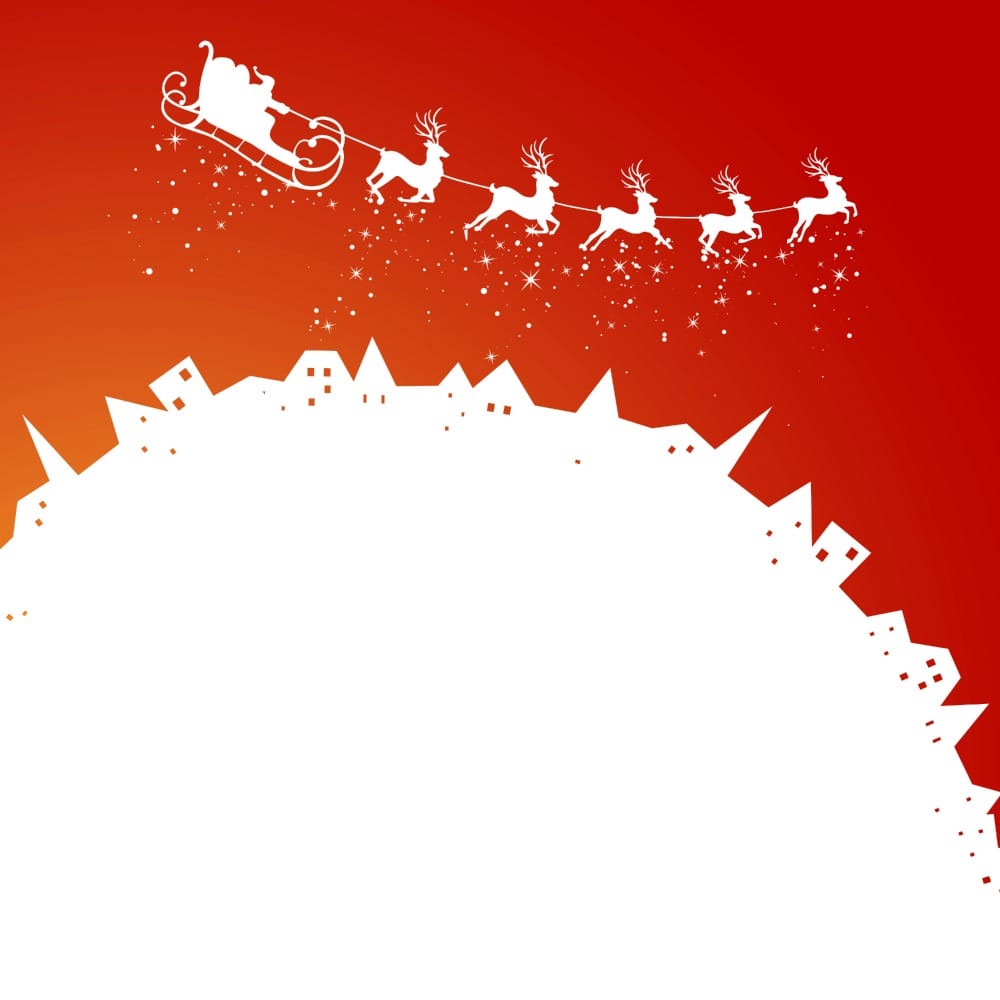 How Is It Possible For Santa Claus To Go Around The World In A Day? santa and his reindeers