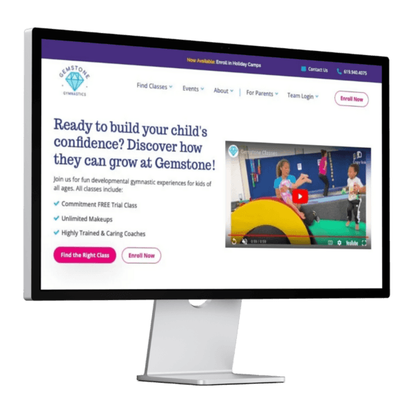 Gemstone Gymnastics Ready to build your child's confidence? Discover how they can grow at Gemstone!