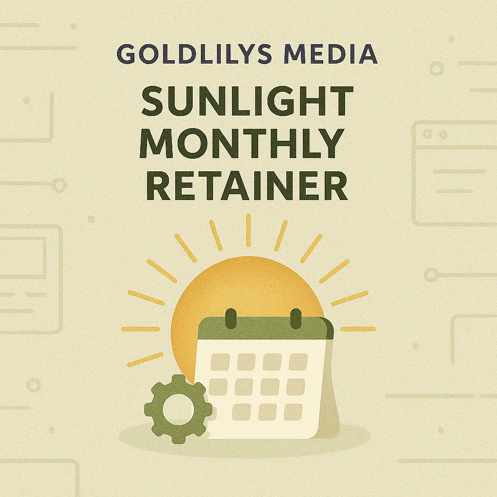 Goldlilys Media Sunlight Monthly Retainer
